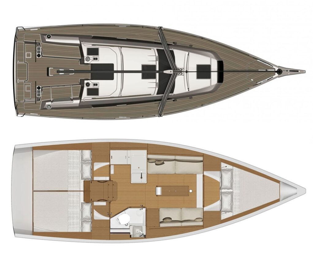 Dufour-360-Grand-Large-layout