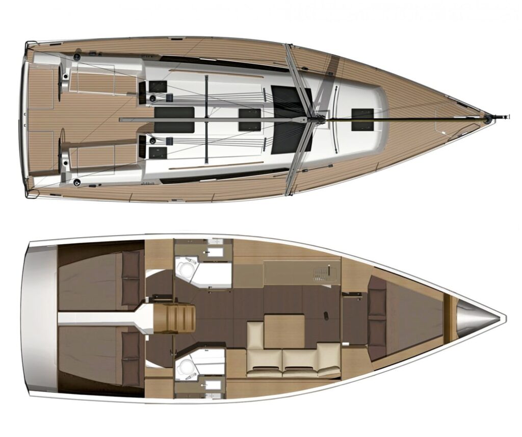 Dufour-382-Grand-Large-layout