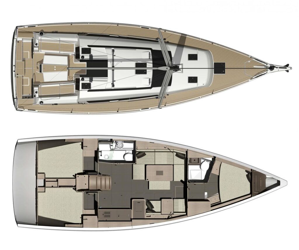 Dufour-412-Grand-Large-layout